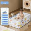 Environmentally Friendly Portable Baby Bath Tub: Indoor, Foldable, Insulated & Spacious for Sitting or Lying Down.