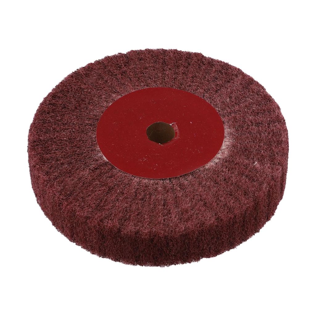 Nylon Fiber Flap Polishing Wheel Disc NonWoven Abrasive Buffing 320Grit Perfect for Final Sanding Removing Paint and Stains