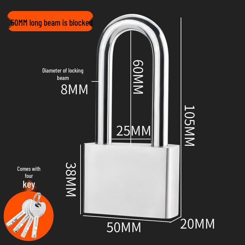 Gong Yue 304 Stainless Steel Waterproof Padlock