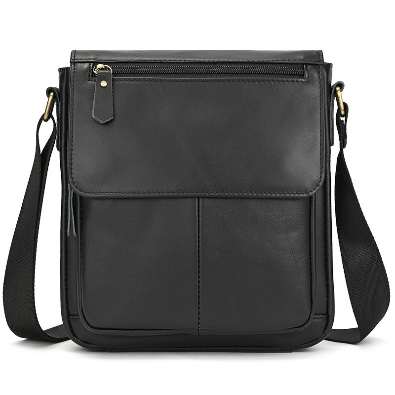 Genuine Leather Men Shoulder Bag High Quality Male Bag Cowhide Leather Crossbody Bags Men Messenger for Male