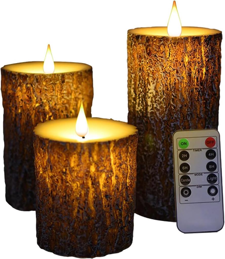 Flickering Flameless Candle Realistic LED Candles with Remote and Timer for Christmas Wedding Electronic Candle LED Candle Decor