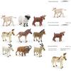 Donkey Pvc Model With Realistic Farm Figures For Educational Display And Collection