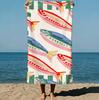 Motif poisson sur les serviettes de plage est parfait pour la plage, les piscines, les voyages, le camping, le yoga, les serviettes pour sécher au soleil, sans sable, séchage rapide