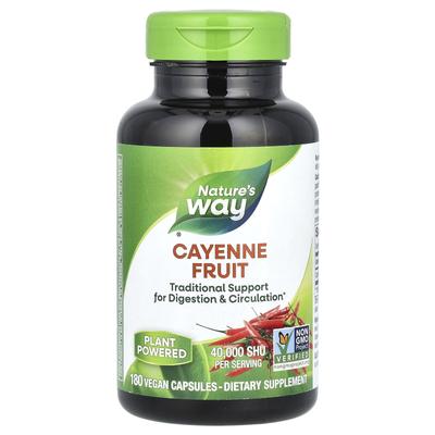 Cayenne Fruit, 40,000Shu/G, 180 Vegan Capsules