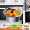 Swan Stainless Steel Sink Rack: Filter, Drain, and Organize with Wet/Dry Separation