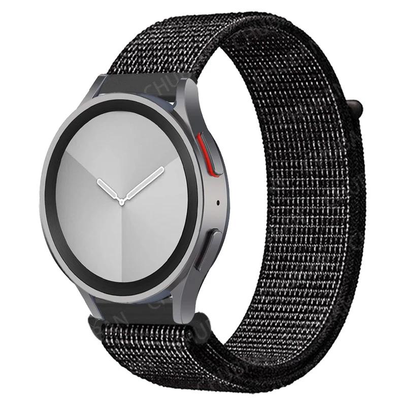 Nylonový smyčkový pásek pro Samsung Galaxy Watch 6/5/pro/4/Classic/active 2 43-47-44mm 20mm/22mm sportovní náramek huawei gt 4/2/e/3 pásek