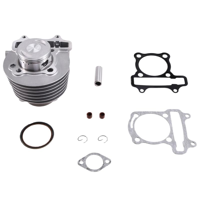 A58X-Motorcycle Cylinder Set Engine Casing Accessories Cylinder Piston Ring Gasket Oil Seal Kit DS150 WS150 GS150 ATV150