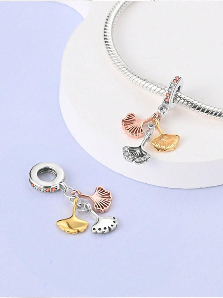 Autumn Pumpkin Squirrel Peacock Beads Charm Copper Plated Fit Charms Copperoriginal Bracelet For Jewelry Making Diy Charm