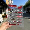 FOR HONDA MUGEN TYPE R VTEC Motorcycle Reflective Stickers Waterproof Decals for Helmet Scooter Fuel Tank Toolbox Racing
