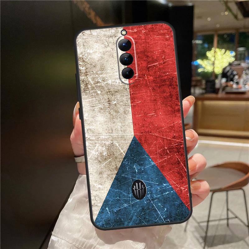Czech Republic Czech Flag Case For ZTE Nubia Red Magic 8 8S 9 9S 10 10S 11 Pro Plus 6 7 6S 7S For RedMagic 10 Air Cover