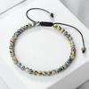 4 6 8mm Malachite Beaded Bracelet Natural Stone Green Blue Braided Bangles Handmade Healing Bracelets Jewelry Gifts for Friends