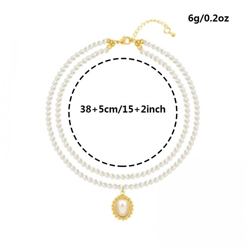 Versatile High-end Sense, Pearl Simple Temperament Necklace Niche Cold Wind Collar Collarbone Chain Female
