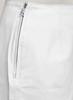 Stylish Formal Wear Soft Women's Skirt White Genuine Lambskin Leather Party