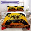 1PC Game Theme Bedding Quilt Set Quilt Cover Pillowcase Home Decoration Birthday Gift (1 * duvet cover + 2 * pillowcase, without core)A6