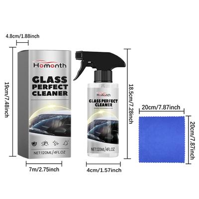 Homonth Autoglas-Tiefenreinigungs-Polierpaste | 120 ml Keramikbeschichtung für die Autopflege | Kalkfleckenentferner für Fahrzeugglas