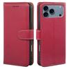 For iPhone 17 Pro Case RFID Blocking Wallet Litchi Texture Leather Phone Cover Magnetic Clasp