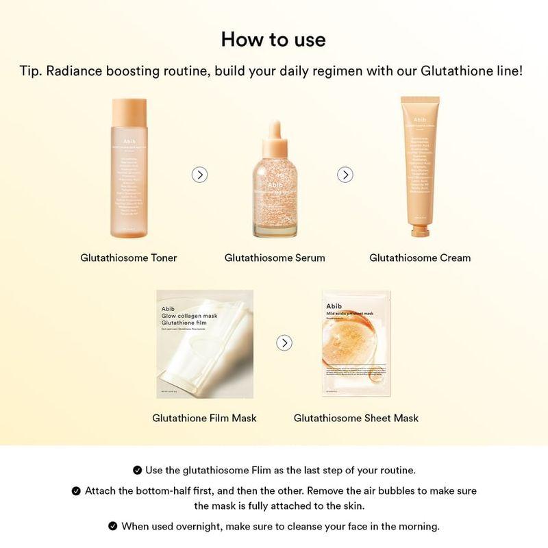 ABIB Glow Collagen Mask Glutathione Film