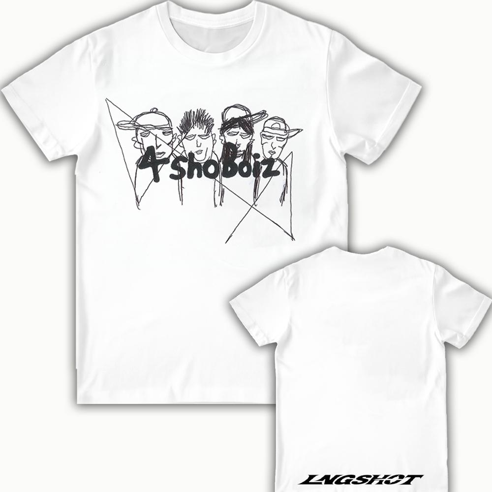 2026 New LNGSHOT Kpop Jay Park Same TShirt Summer Street Style ShortSleeve Tee Unisexs Womens Trendy Hip Hop Crew Neck Top L