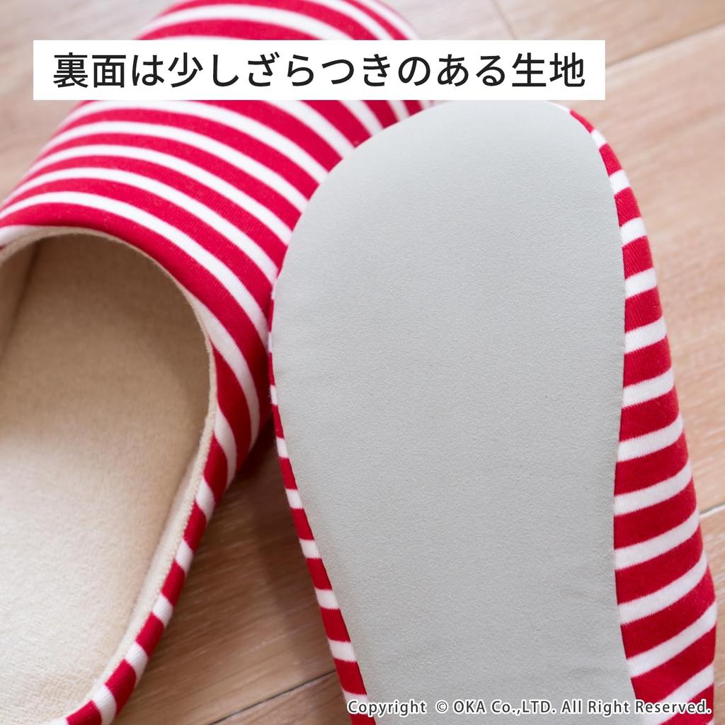 Oka Comfort Border Room Size Cm Shoes, Blue, 24.5