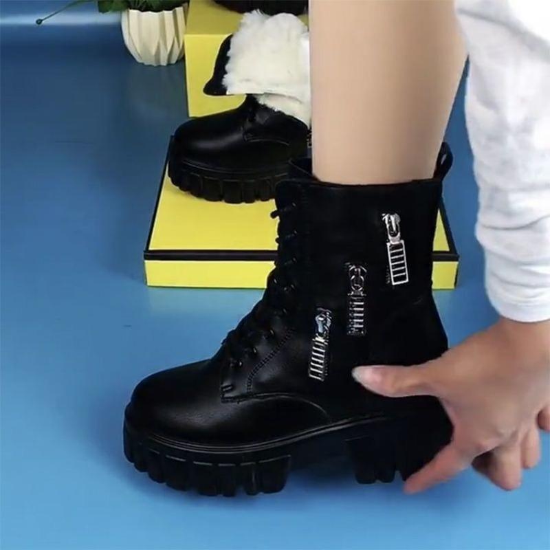New Height-increasing Shoes, Martin Boots, Single Boots for Slimming, Versatile, Short Boots for Petite Women