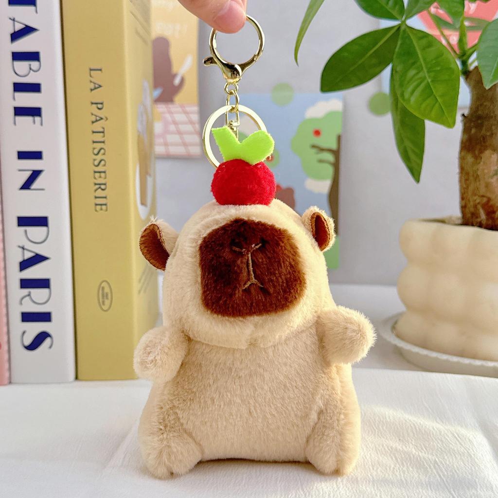 Popular Guinea Pig Plush Keychain - Cute Cavy Backpack Charm & Ornament