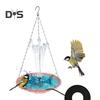 Bird Bath with Fountain Hanging Bird Feeder Bowl Outdoor Bird Bath with USB Powered Fountain for Garden Backyard Patio Front Porch