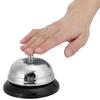3Pcs Stainless Steel Desktop Service Call Ring Bell for Hotel Restaurant Reception AccessoryS Size