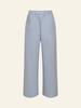 Deoineoseu Wide Leg Sweatpants (Blue Gray)