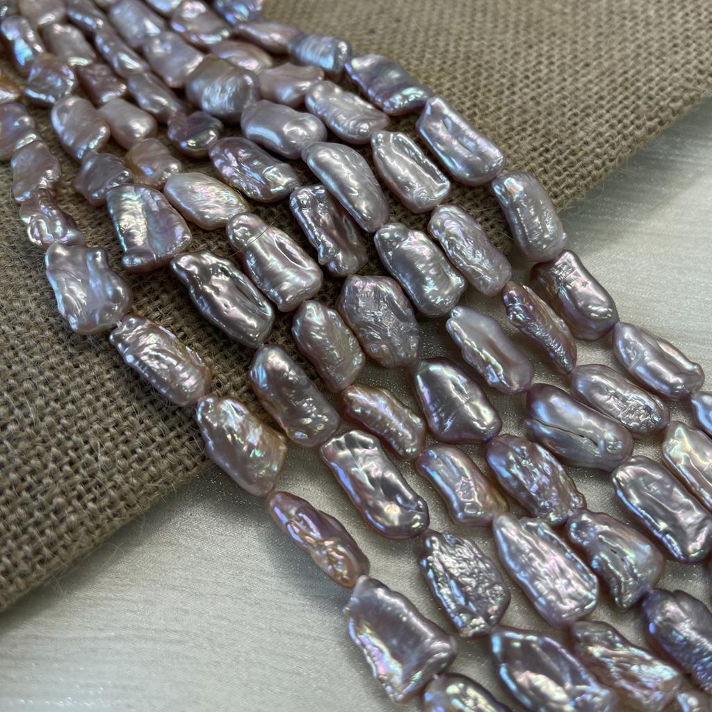 Irregular Purple Baroque Pearl 9x16mm For Jewelry Making DIY Earrings Bracelets Necklaces Accessories