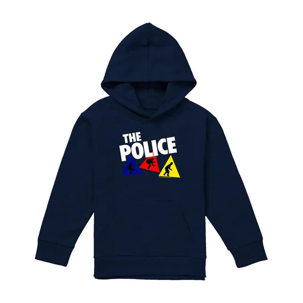 The Police Childrens/Kids Dancing Triangles Pull Over Hoodie