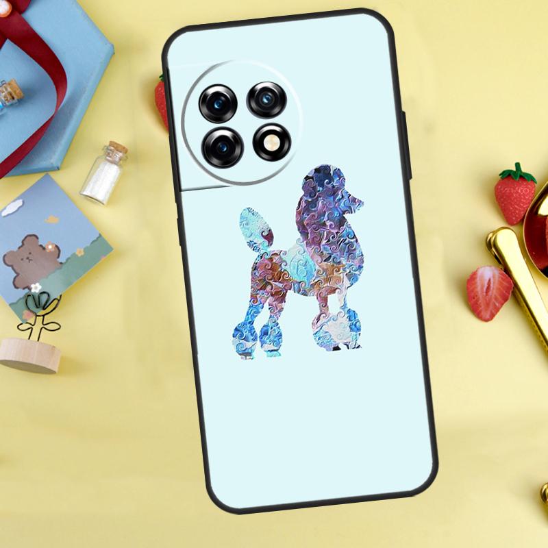 Poodle Dog Cartoon Case For OnePlus 10 Pro 8 9 11 Ace 8T 9R 10R 10T OnePlus Nord CE 2 3 Lite 2T N10 N20 Cover