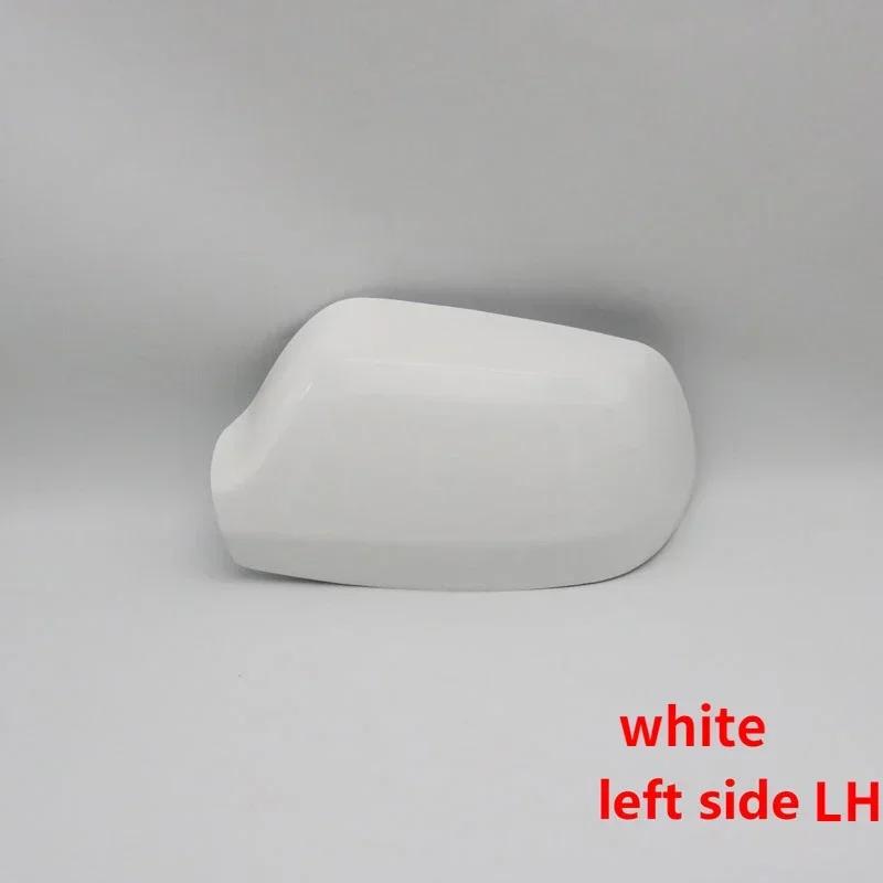 

For Mazda 3 M3 2003 2004 2005 2006 2007 2008 2009 Car Rearview Mirror Housing Wing Door Side Cover Cap white left side