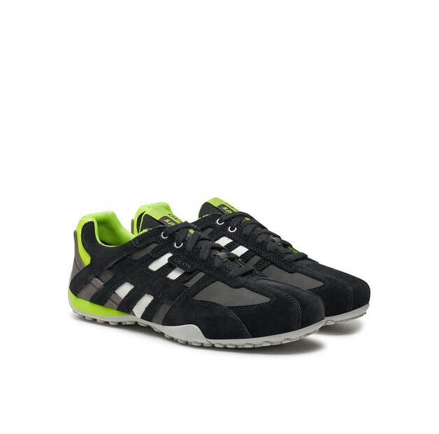 Мужские кроссовки Geox Uomo snake u4507a 022ek c9151 чёрные