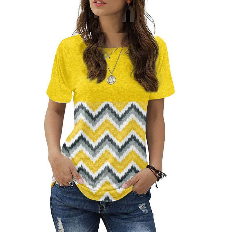 Summer Leopard Printing T-shirt Women Streetwear Retro T Shirts Tops Oversized Clothing Multiple Styles and Sizes To Choose From