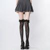 Summer Lolita style lace over-the-knee socks with jacquard hollow mesh design Lolita Girl's Lolita Short Socks