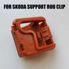 1U0823570A Car Roomster Hood Bonnet Rod Stay Bracket Buckle Clip For Skoda Fabia Octavia MK2 2004-2012 2013 Plastic