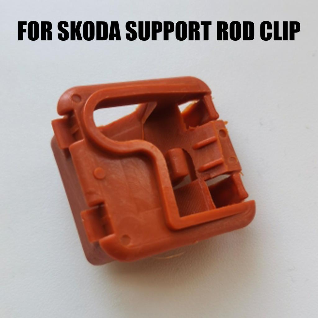1U0823570A Car Roomster Hood Bonnet Rod Stay Bracket Buckle Clip For Skoda Fabia Octavia MK2 2004-2012 2013 Plastic