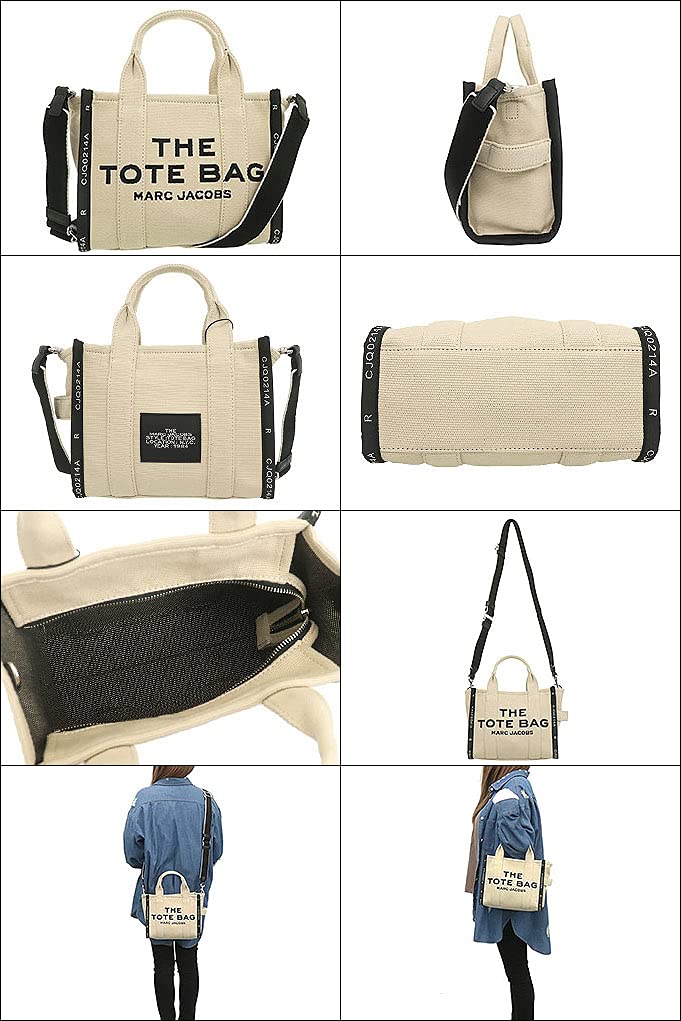 Geantă M0017025 Warm Sand The Jacquard Canvas Graphic Logo Mini geantă tote [Marc Jacobs] (Tote Bag) Femei [Brand] [Articol]