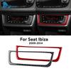 Pentru Seat Ibiza 6j 2009 2010 2011 2012 2013 2014 Autocolant Real din Fibră de Carbon Moale Panou de Bord AC Control Central Mașină Trim