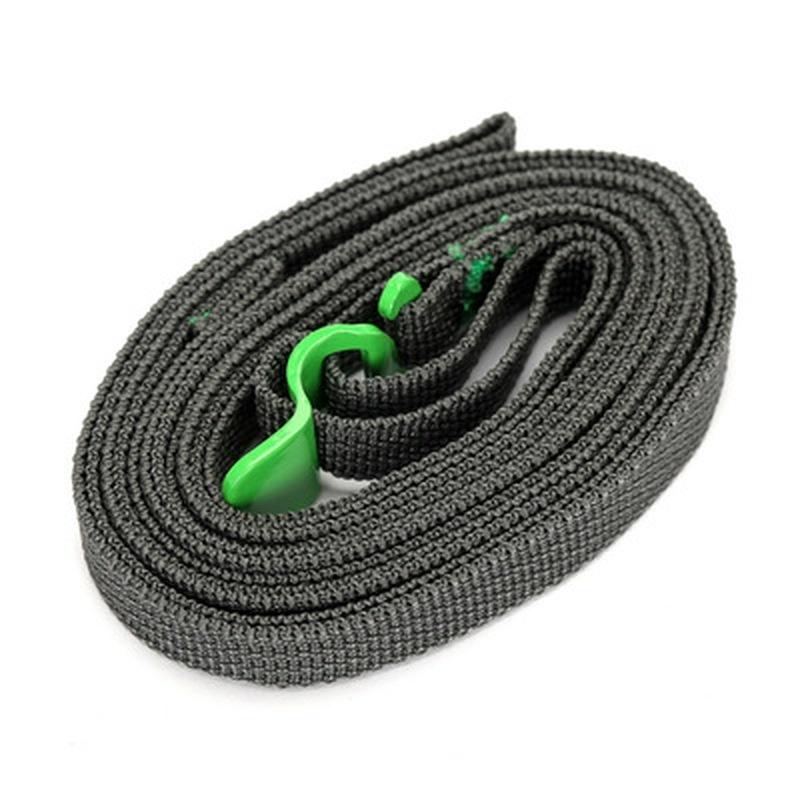 Gear Outdoor Travel Strapping Cord Tape Rope Tied Pull Luggage Stainless Hook