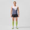SAUCONY Logo Letter Print Breathable Lightweight Woven Casual Shorts Men Shorts Black Reflective-Silver SC2249044A-PR154