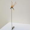 Dragonfly Clip with Pole Garden Decor Dragonfly Hat Clip 3D Artificial Dragonfly Rod Clip for Men And Women Hat Outdoor Plants