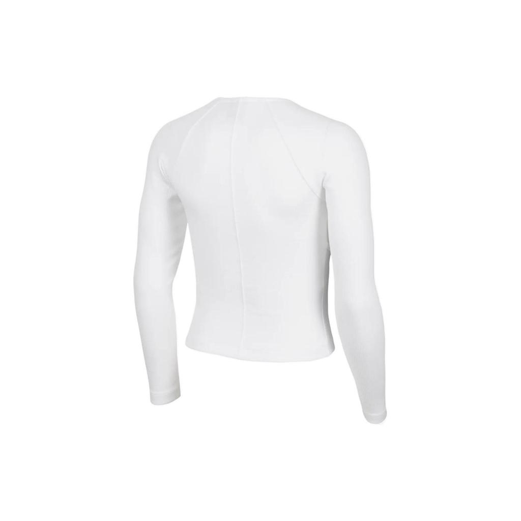 Nike Sportswear Logo Embroidered Double Zip Funnel Neck Jacket Women Jacket White FD2377-100
