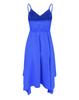 Chic Bow Strap Irregular Hem Summer Beach Dress 2025 - Casual Mid-Length