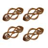 1/4Pcs Vintage French Hair Barrette Matte Finish Hair Clips Cross-Shaped Design Hair Styling Tool Hair Accessories