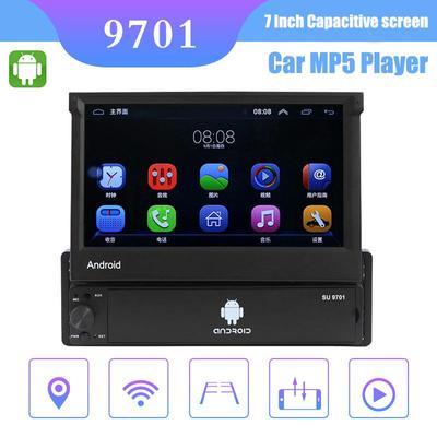 9701 7-calowy pojemnościowy ekran teleskopowy System Android Nawigacja samochodowa GPS Inteligentne radio Bluetooth Samochodowy odtwarzacz MP5