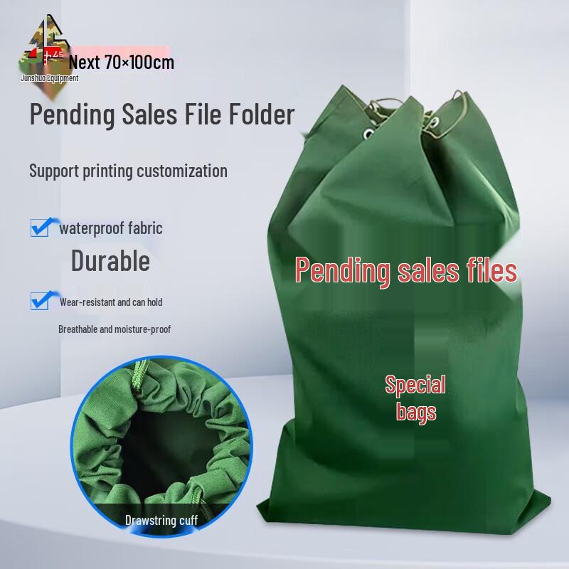 Canvas Drawstring Confidential Document Destruction Bag