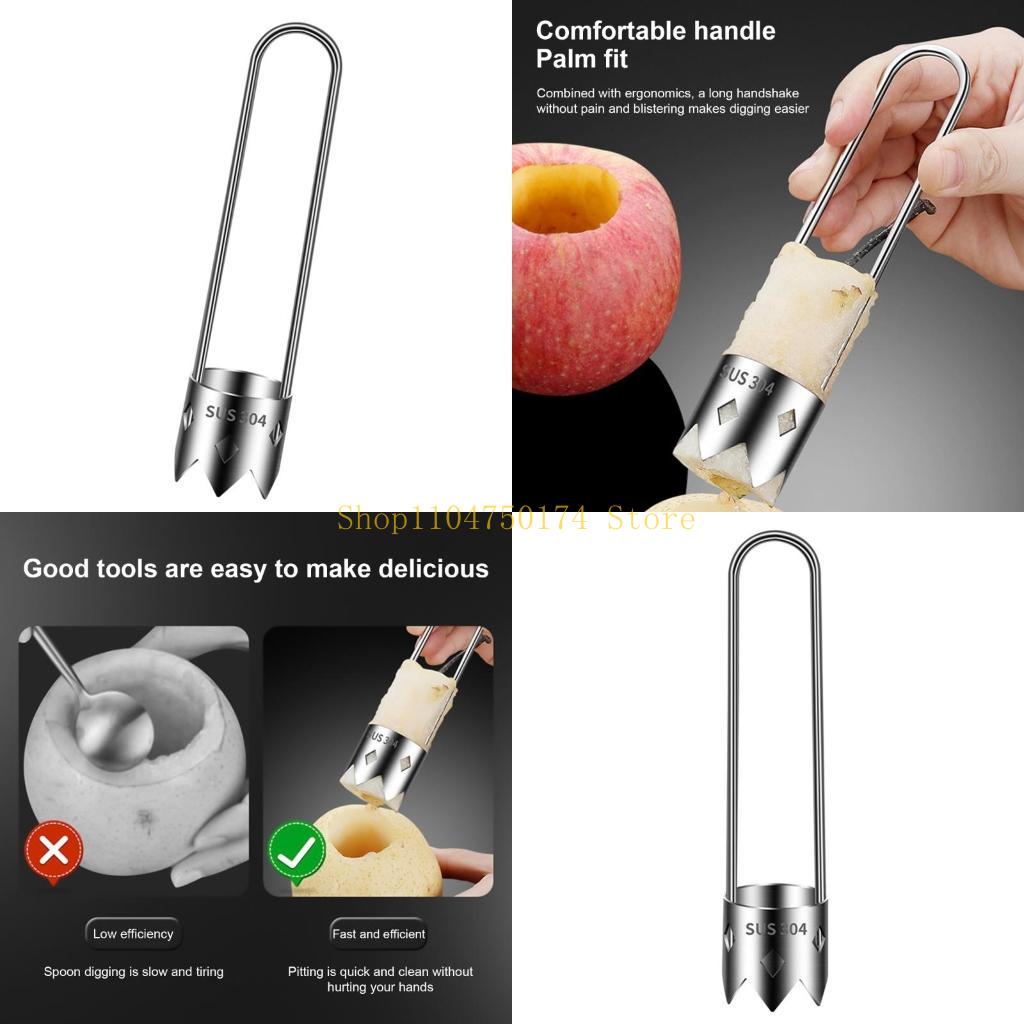 Functional Kitchen Gadget Stainless Steel Vegetables Fruit Cores Removing Tool top sale China Mainland