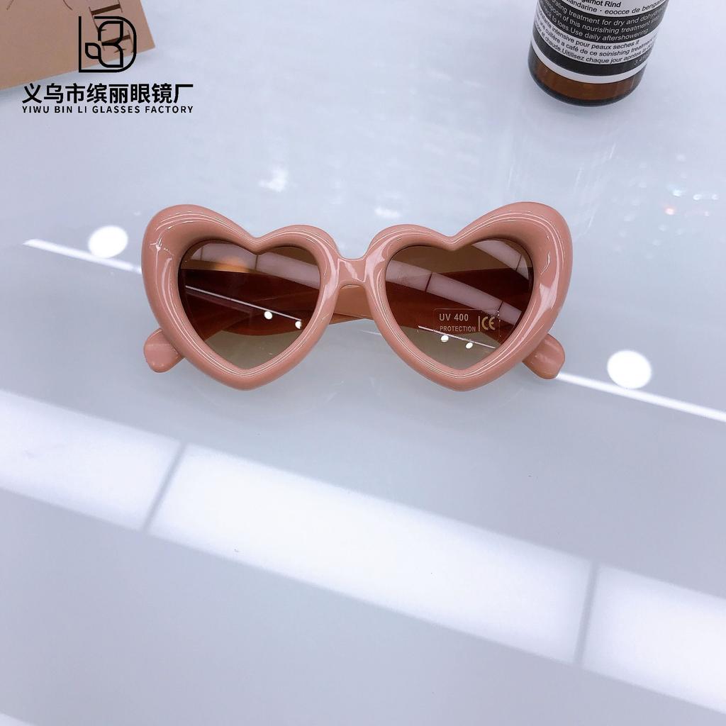 Fashion Children'S Sunglasses Baby Sunglasses Travel Sunscreen Uv Protection Love Boys And Girls Glasses