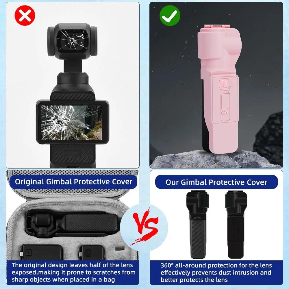 New PC Gimbal Protective Cover Anti-Scratch Protection Screen Protector Accessories Camera Lens Cover for DJI Osmo Pocket 3
